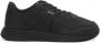 Boss Sneakers van canvas en leer met zijlogo - Thumbnail 1