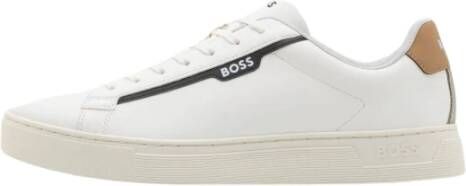 BOSS Lage Sneakers Heren Baltimore Tenn Maat: 44 Materiaal: Leer Kleur: Wit - Foto 17