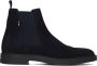 BOSS Chelsea Boots Heren Calev 1 Maat: 43 Materiaal: Leer Kleur: Blauw - Thumbnail 2