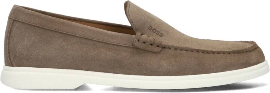 Boss Leren loafers met label in reliëf model 'Sienne' - Foto 6