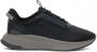 Boss Stoffen hoge sneakers met leren afwerking - Thumbnail 1