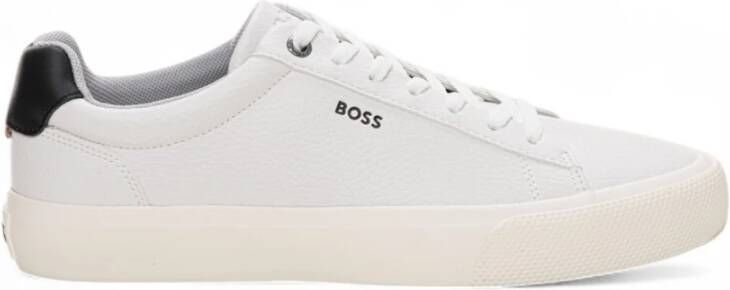 Boss Vetersneakers met contrastdetails