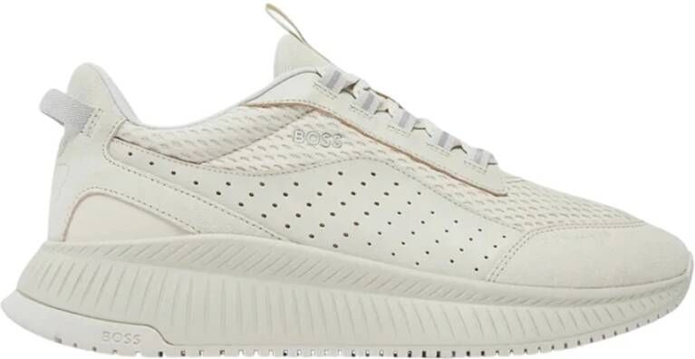 Boss Hybride Sneakers White Heren