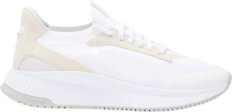 Hugo Boss Gedurfde Sportsneaker met Contrasterende Details White Heren - Foto 2