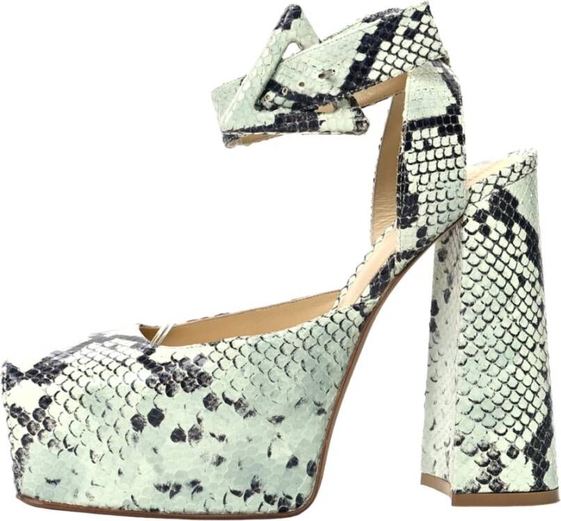 Bottega Veneta 140mm Pumps met slangenprint