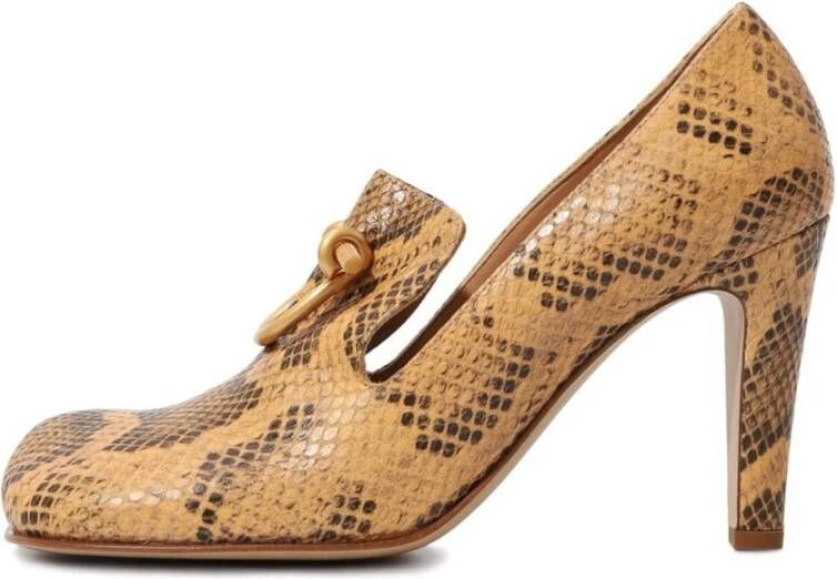 Bottega Veneta 90Mm Pumps met Pythonprint