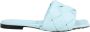 Bottega Veneta Blauwe Leren Slide Sandalen - Thumbnail 1