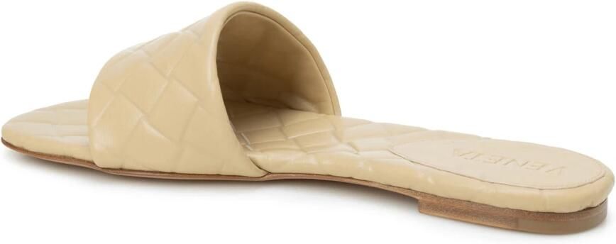 Bottega Veneta Leren sandalen met weefmotief Beige - Foto 2