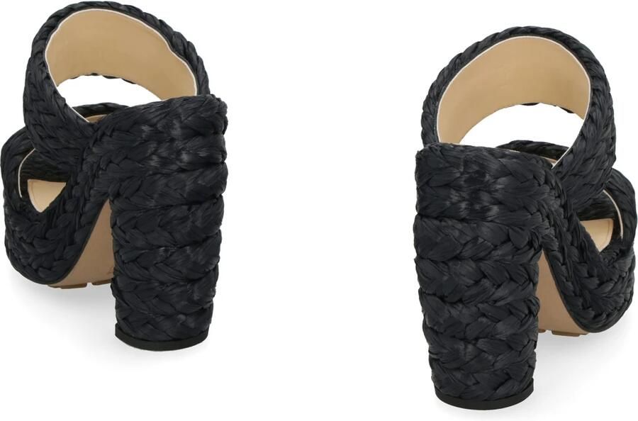 Bottega Veneta Canalazzo Raffia Mules - Foto 2