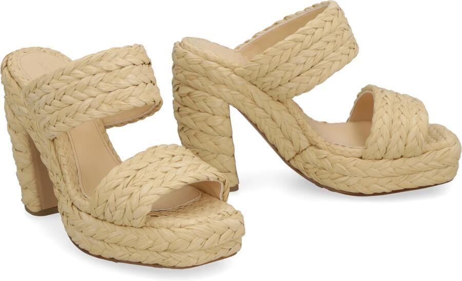 Bottega Veneta Canalazzo Raffia Mules - Foto 3