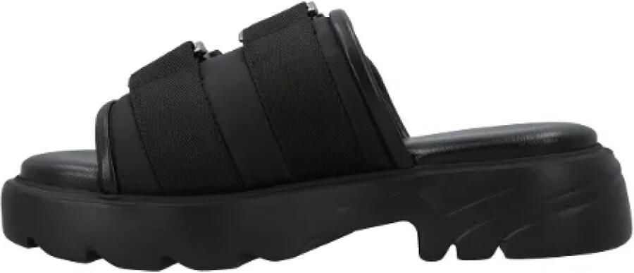 Bottega Veneta Gevoerde platte sandalen van technische stof - Foto 5