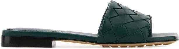 Bottega Veneta Geweven leren slippers