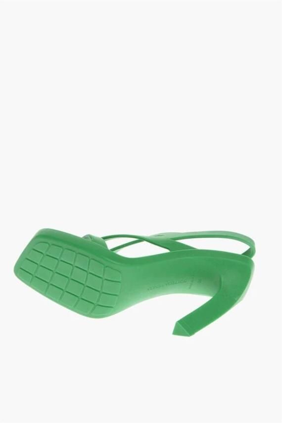 Bottega Veneta Groene Vierkante Sandalen - Foto 2