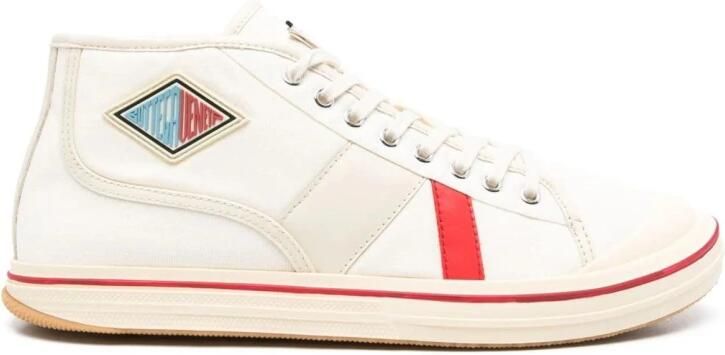 Bottega Veneta High-Top Canvas Sneakers
