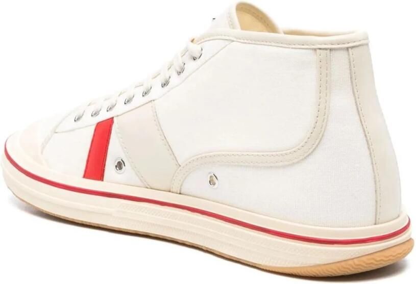 Bottega Veneta High-Top Canvas Sneakers - Foto 2