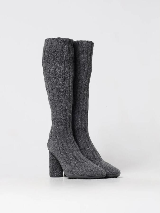 Bottega Veneta Hoge hak wollen stretchlaars