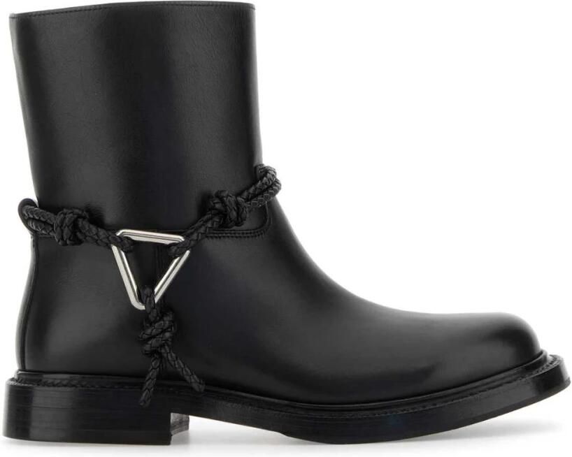 Bottega Veneta James Leren Enkellaarsjes