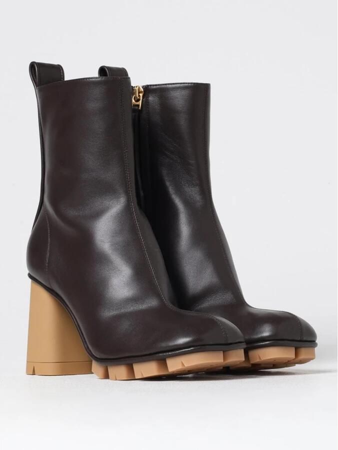 Bottega Veneta Minimalistische Leren Enkellaarzen