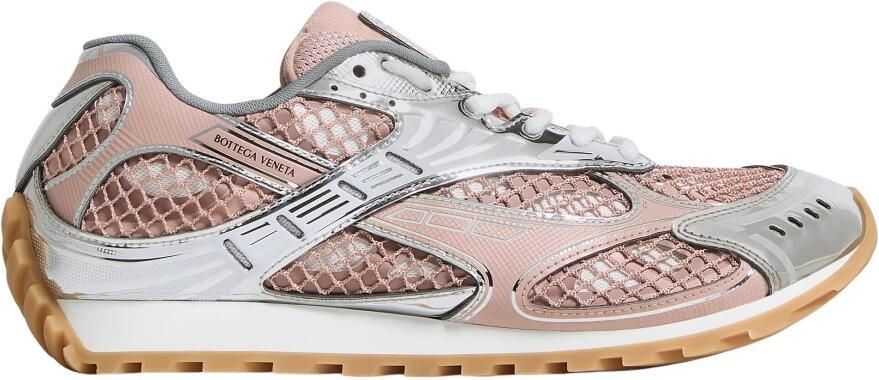 Bottega Veneta Orbit Mesh en Leren Sneakers