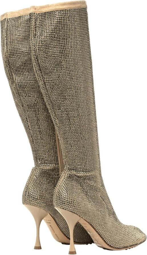 Bottega Veneta Sparkle Dot Embellished Boot