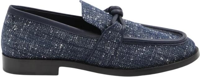Bottega Veneta Tweed Mocassins