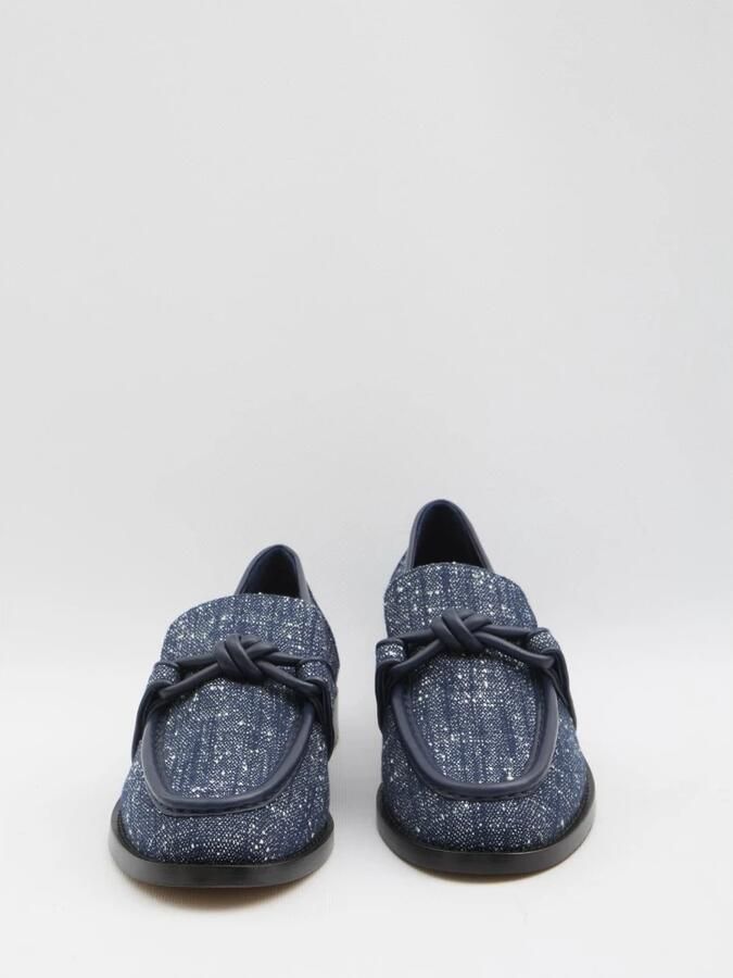 Bottega Veneta Tweed Mocassins - Foto 2