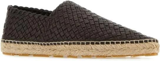 Bottega Veneta Woven Leather Espadrille Flats