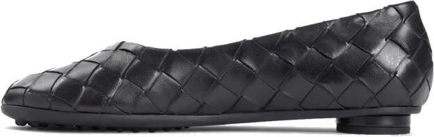 Bottega Veneta Zwarte Sneakers Atomic Intrecciato Flats - Foto 2