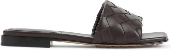 Bottega Veneta Bruine leren sandalen voor vrouwen