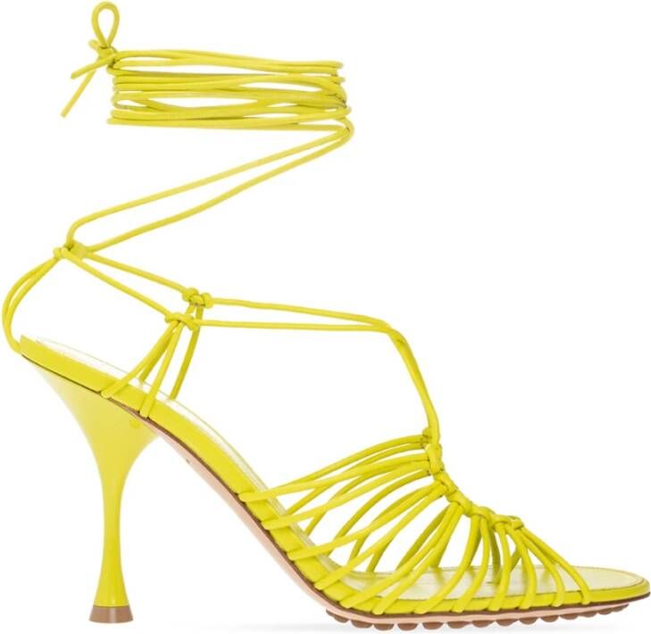 Bottega Veneta Dot heeled sandals Yellow Dames