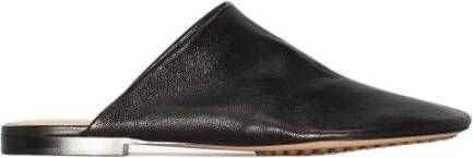 Bottega Veneta Zwarte Dot Leren Slipper Garderobe 02 Collectie Black Dames