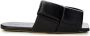 Bottega Veneta Zwarte leren Maxi Intreccio Mule Black Dames - Thumbnail 8