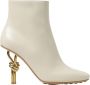 Bottega Veneta Geel Room Knotted Heel Enkellaarsjes - Thumbnail 1