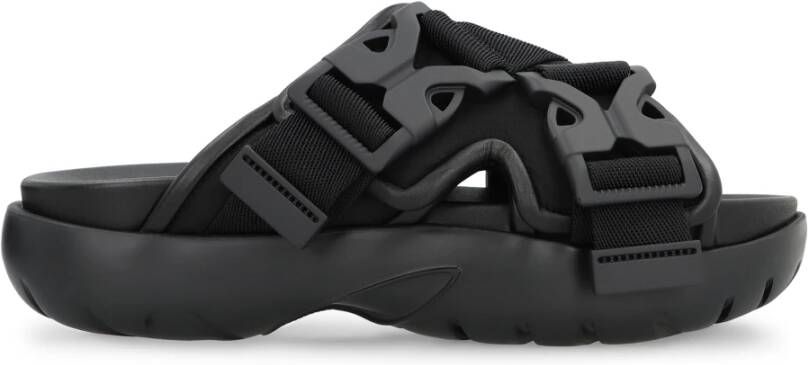 Bottega Veneta Gesp Sluiting Ronde Neus Sandalen