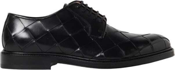 Bottega Veneta Gevlochten Leren Derby Schoenen
