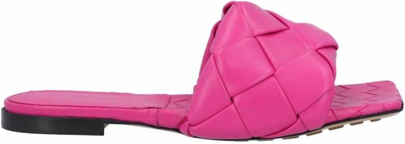 Bottega Veneta Gevlochten Leren Slide Sandalen