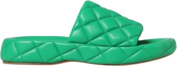 Bottega Veneta Gewatteerde Leren Sandalen