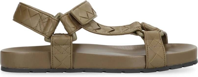 Bottega Veneta Geweven Leren Sandalen