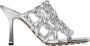 Bottega Veneta Geweven leren sandalen met hakken - Thumbnail 1