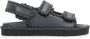 Bottega Veneta Grijze Platte Sandalen met Torchon Versiering - Thumbnail 1