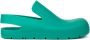 Bottega Veneta Groene Matte Rubberen Slippers - Thumbnail 1