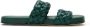 Bottega Veneta Groene Nappa Foulard Slippers met Intreccio - Thumbnail 1