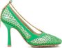Bottega Veneta Groene Pumps met Kettingversiering Green Dames - Thumbnail 5