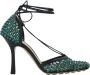 Bottega Veneta Groene Sparkle Stretch Pumps Green Dames - Thumbnail 7