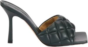Bottega Veneta Heeled Mules Groen Dames