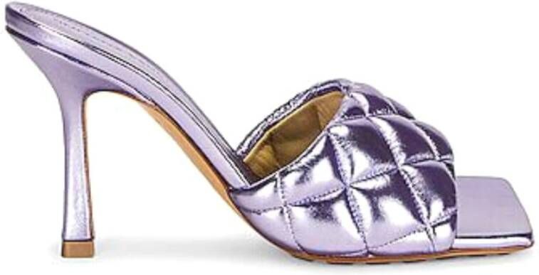 Bottega Veneta Heeled Mules Purple Dames