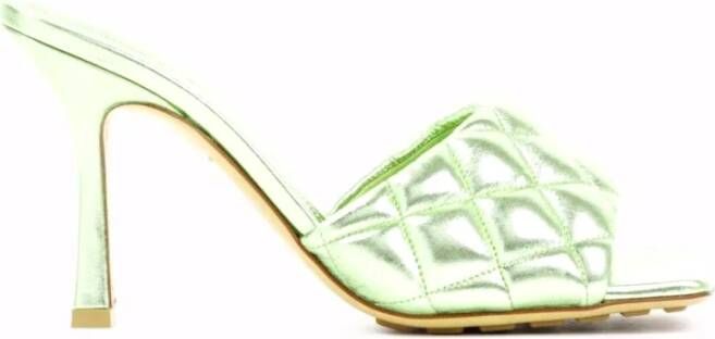 Bottega Veneta High Heel Sandals Green Dames