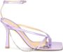 Bottega Veneta High Heel Sandals Purple Dames - Thumbnail 1