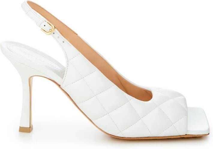 Bottega Veneta High Heel Sandals White Dames