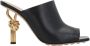 Bottega Veneta Muiltjes met knoophak Black Dames - Thumbnail 1